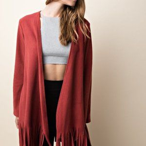Fringed Detailed Cardigan